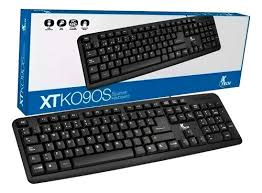 Teclado xtech usb spanish black xtk-092s